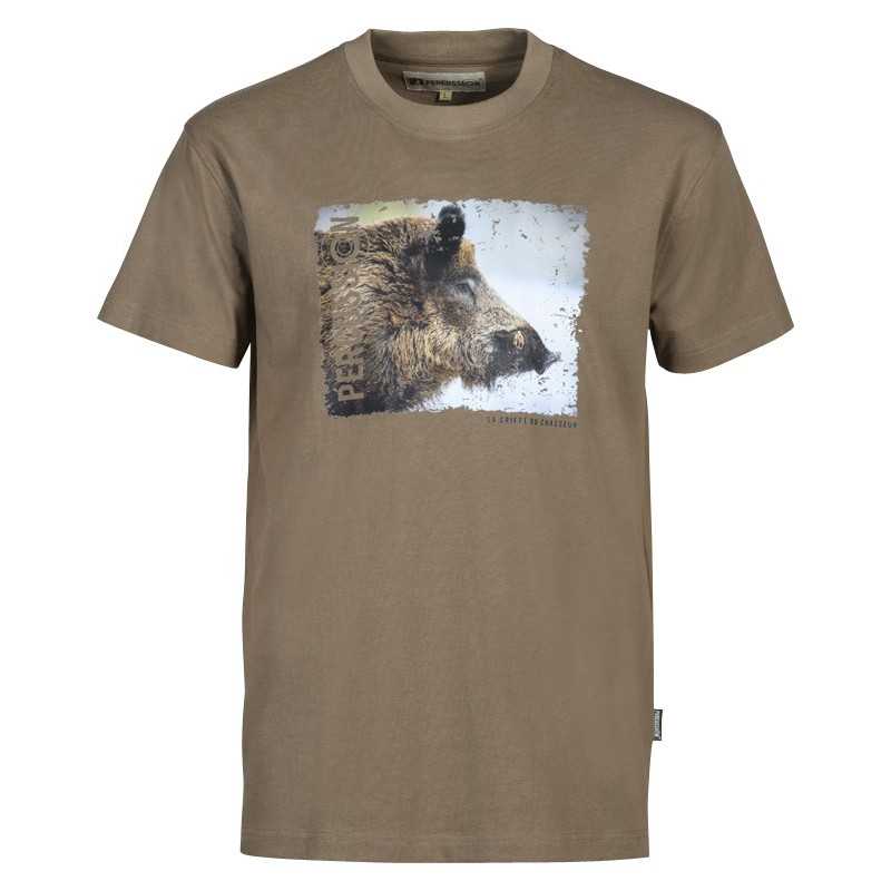 Maglietta T Shirt Percussion Cinghiale Maglietta T Shirt Percussion Cinghiale