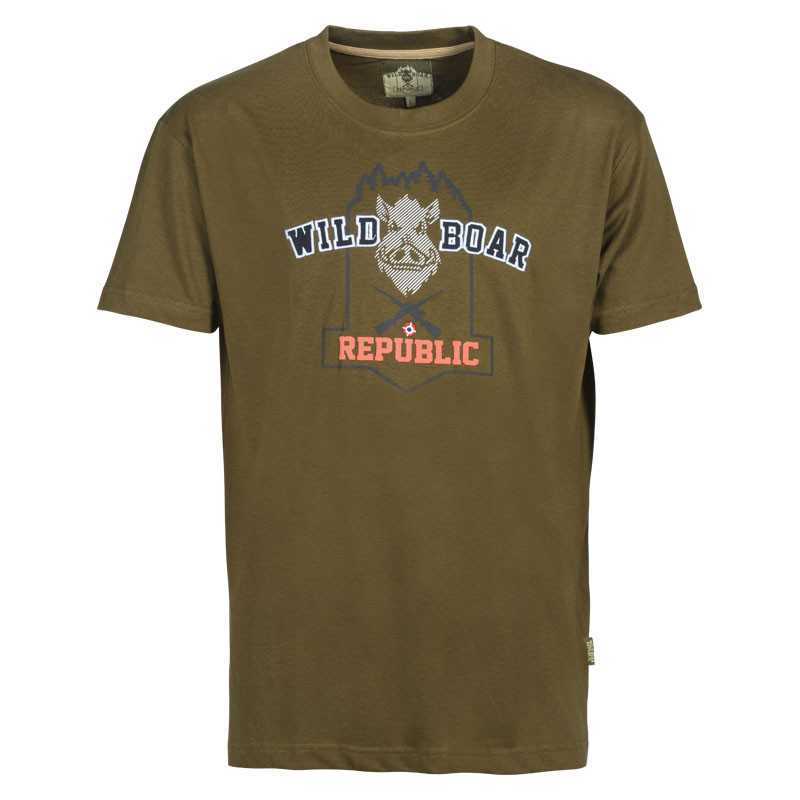 Maglietta T Shirt Percussion Wild Boar Repubblic 2 Maglietta T Shirt Percussion Wild Boar Repubblic 2