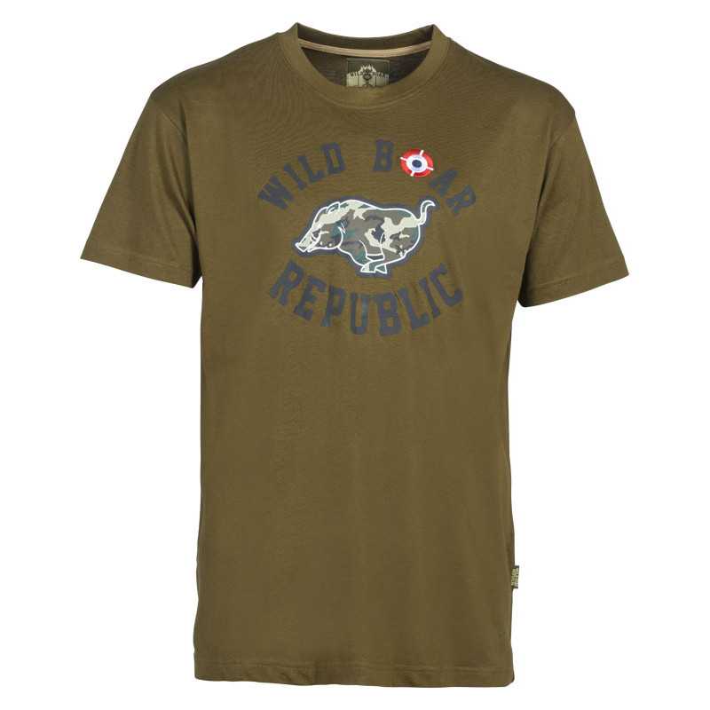Maglietta T Shirt Percussion Wild Boar Repubblic V Maglietta T Shirt Percussion Wild Boar Repubblic V