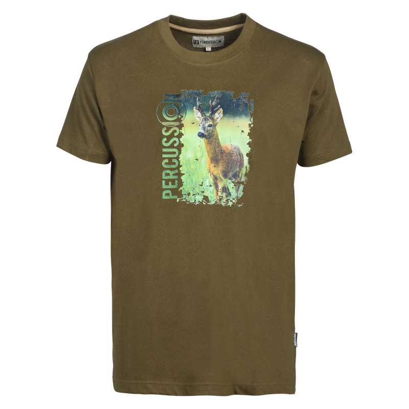 Maglietta T Shirt Percussion Capriolo Maglietta T Shirt Percussion Capriolo